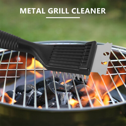 Grillbürste, Grillreiniger, Grillbürste und Schaber 1