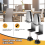 2 Pcs Office Desk Divider Clamp Privacy Screen Clip Holder -Silver 7