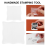 7 Pieces Clear Stamp Blocks, Acrylic Stamping Blocks Tools Set 4