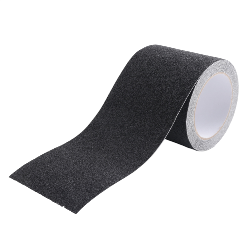 Nastro antiscivolo per scale - Sicurezza impermeabile, grana 80, nero, 5 m 2