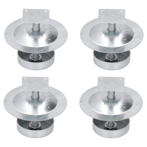 4Pc Ant Proof Hive Feet Stainless Steel Beehive Base Ant-Proof Device
