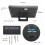 Digital Wall Clock LCD Number Time Temperature Calendar Alarm Silver 5