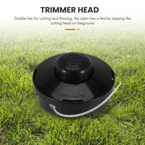Replacement Petrol Trimmer Head Strimmer Bump Feed Line Spool Brush 2