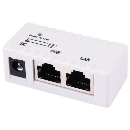 Poe Poe Injector Rj45 Dc 5,5 mm x 2,1 mm adapterconnector (wit) 1