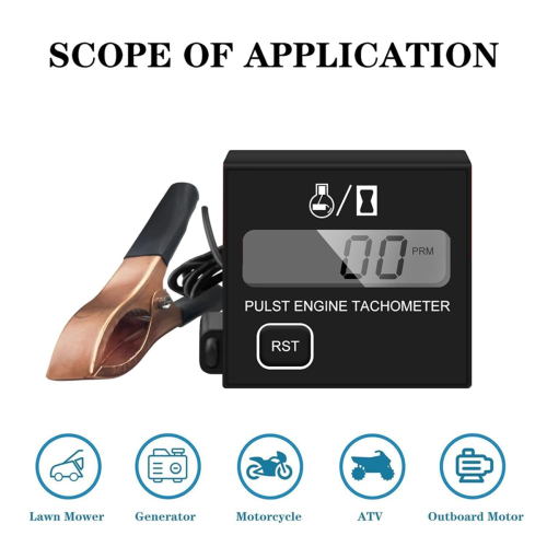 Digital Chainsaw Tachometer Small Engine Tachometer 2