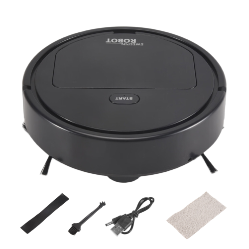 Haushaltsreinigungsgerät, automatischer Staubsauger, Schwarz 2