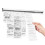 30 cm SelfAdhesive Catering Receipt Holder, Clamp Strip, Note Holder 1