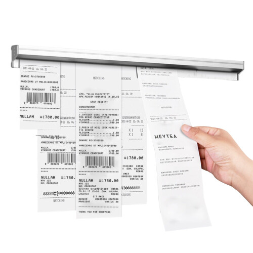 30 cm SelfAdhesive Catering Receipt Holder, Clamp Strip, Note Holder