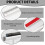 30 cm SelfAdhesive Catering Receipt Holder, Clamp Strip, Note Holder 2