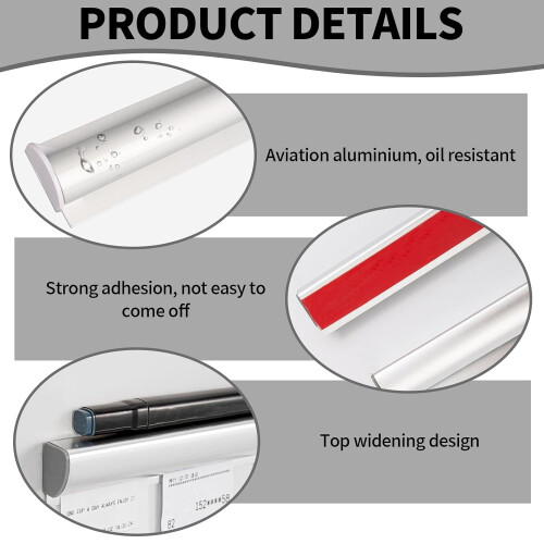 30 cm SelfAdhesive Catering Receipt Holder, Clamp Strip, Note Holder 1
