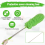 Gutter Cleaning Brush Roofing Tool with Telescopic pole 8.2Ft, green 7