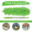 Gutter Cleaning Brush Roofing Tool with Telescopic pole 8.2Ft, green 5