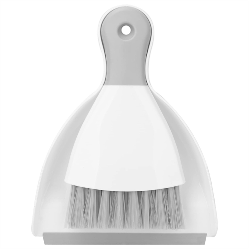 Mini Pá de Mão com Conjunto de Escova de Limpeza para Casa e Mesa de Escritório
