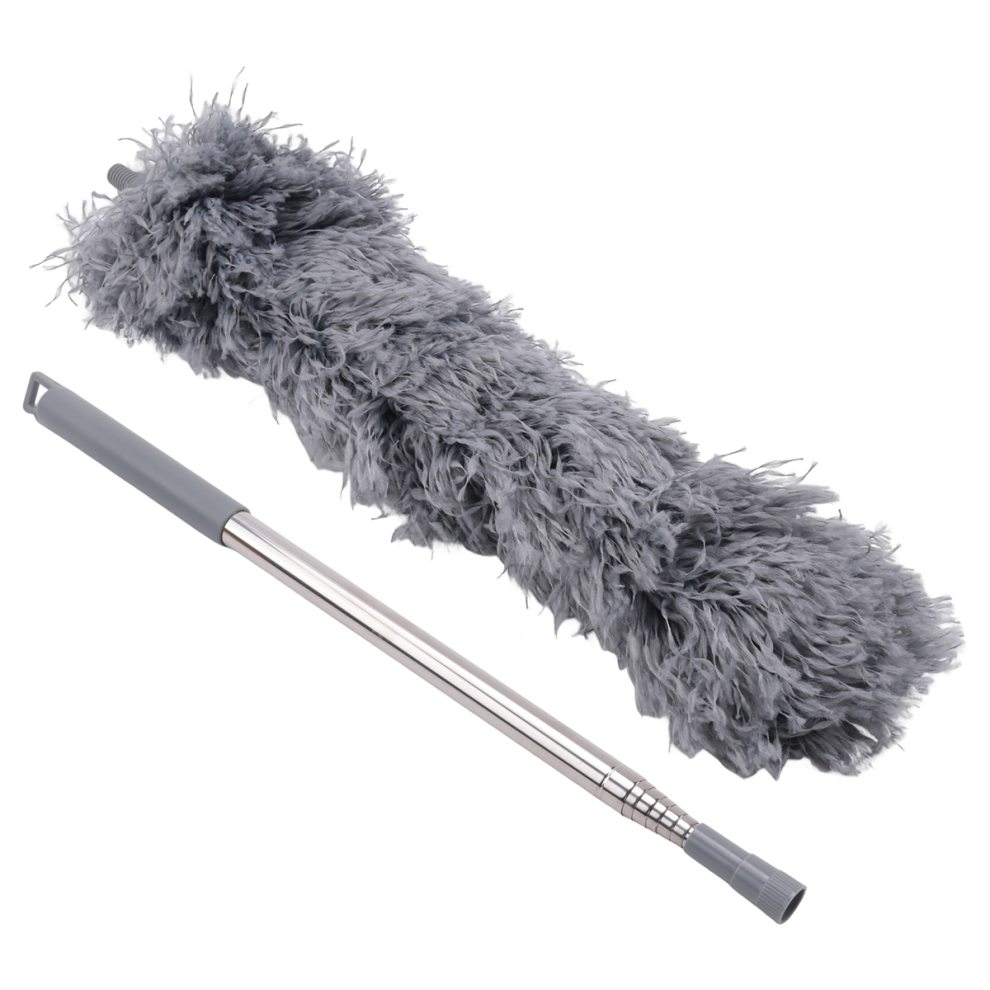 Gutter Cleaning Brush Roofing Tool with Telescopic pole 8.2Ft, grey-image-OPC-PJ2YYTM-NEW