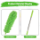 Gutter Cleaning Brush Roofing Tool with Telescopic pole 8.2Ft, green 6