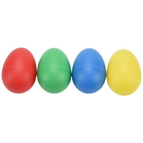 20 Stück Plastik-Musik-Eier mit 4 Farben – Maracas-Eier Percussion-Spielzeug 1