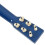Guitarra de 6 cordas com 12 trastes e 23 polegadas em madeira de tília para iniciantes (azul) 6