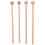 2 Pair Wood Mallets Percussion Sticks for Energy Chime, Xylophone 1