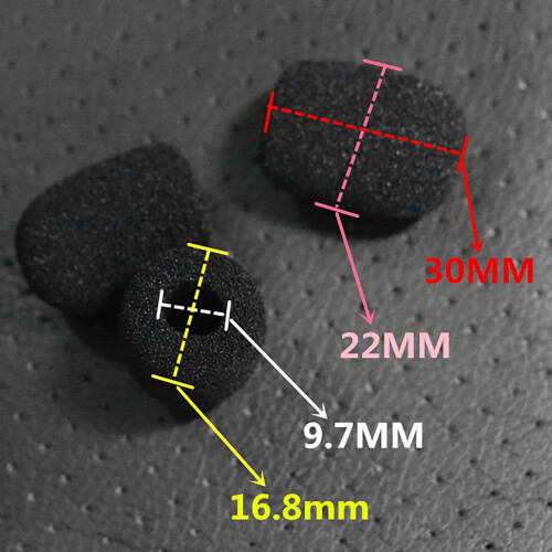 Pacote com 24 mini protetores de espuma para microfones de lapela e de lapela. 2