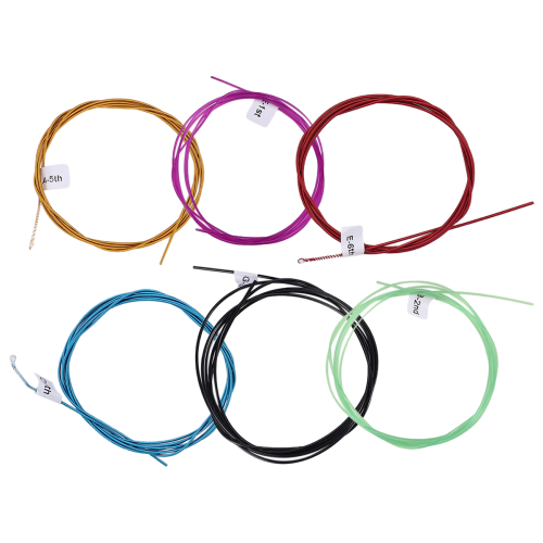 Corde colorate in nylon per chitarra A107C 2