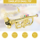 Tromba 3 toni musicale per bambini giocattolo oro 6