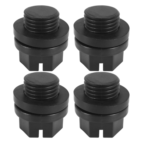 4-pack avtappningspluggar med O-ringar Pumpplugg Poolfilterbyte 1