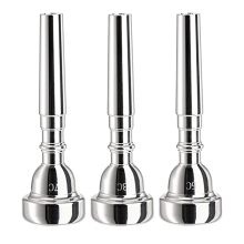 3-pack trompetmondstuk, 7C 5C 3C verzilverd mondstuk