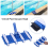 Cabeça de aspirador de piscina de 14 polegadas com rodas, escova lateral e flexível para lago e spa. 5