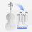 1 st rostfritt stål violinstämapparat stämmandolin metall pitchrör 2