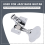 Lot de 4 mécaniques de guitare électrique et basse, couleur argent. 4