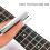 Metallgitarrrutschkana Dobor Hawaiian Gitarr Lap Steel Guitar Bar Slide 5