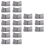 20Pcs Console Mixer Slider Fader Knobs for Potentiometer Gray Knob 2