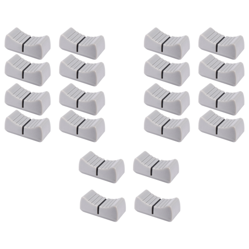 20Pcs Console Mixer Slider Fader Knobs for Potentiometer Gray Knob 2