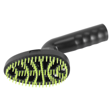 Escova de higiene para animais de estimação, aspirador de pó para gatos, preto e verde.