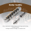 Silver Electric Roller Saddle Bridge Lp Elgitarr Stall 5