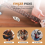 4 st metall tumfinger gitarrplektrum för akustisk gitarr ukulele 6