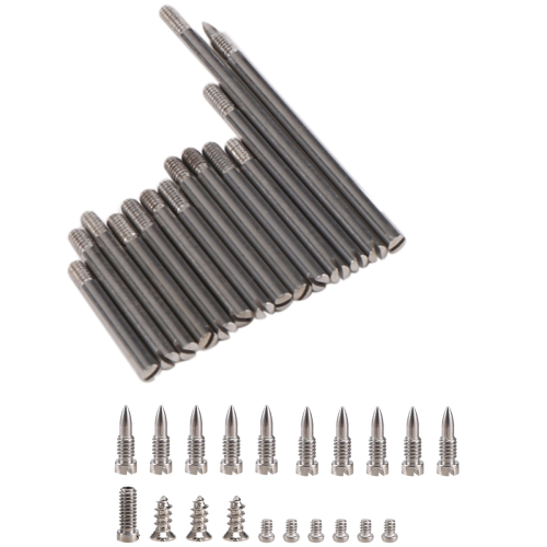 Kit de 34 pièces pour la réparation de clarinette : vis et tige de perce. 1
