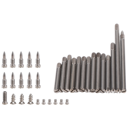 Kit de 34 pièces pour la réparation de clarinette : vis et tige de perce. 2