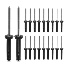 Conjunto de 20 rebites Tri-Grip para instalação em águas profundas em caiaques, canoas e barcos.