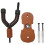 Gancho de parede para violino com suporte para arco (mogno) 7