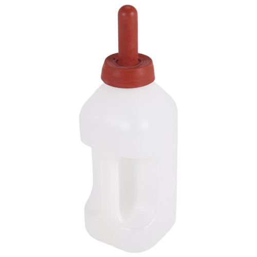 Mamadeira para bezerro com alça e bico de encaixe, capacidade de 2 litros. 2