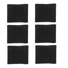 6 stuks akoestische panelen, schuimplaat, studiogeluidsabsorberende wigtegels