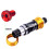 Xim 2 stuks fiets trapas crankstelschroef zwart 4