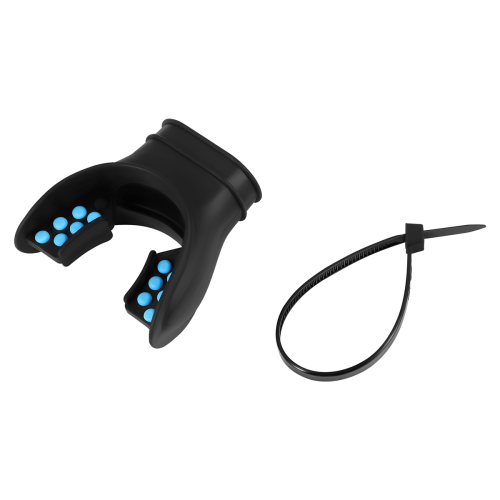 Snorkel Mouthpiece Regulator Universal Silicone Respirator Blue 1
