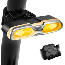 Smart cykellampa bak fram USB-laddningsbar cykellampa