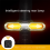 Smart cykellampa bak fram USB-laddningsbar cykellampa 5