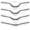 31,8 mm fietsstuur 780 mm fiets riser bar 55 mm 5