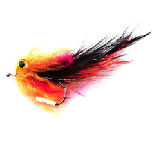 mouche streamer pour truite, saumon et brochet, hameçon n 4 (1 pièce/sachet)