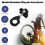 Fahrradkettenspanner aus Aluminiumlegierung, schwarz 4
