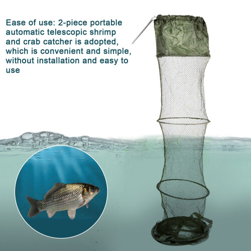 5Layer Foldable Fishing Basket Keep Fish Alive in the Water Big Hole 1